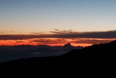 Etna Sunset - Entering the Lava-Flow Cave With Helmets and Torches