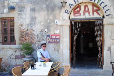 From Taormina: Private/Guided Godfather with appetizer and Pasta - Bar Vitelli: Lupara Photos, Coppola Details, and Cannoli Stop