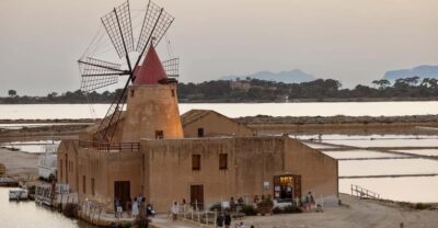 Marsala: Guided Salt Pans Walk Tour with Windmill Visit - Walking the salt flats: mosaic colors and how pans are managed