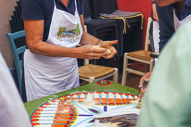Sicilian Cooking Class in Taormina - From Largo Giove Serapide to the market: picking ingredients that actually matter